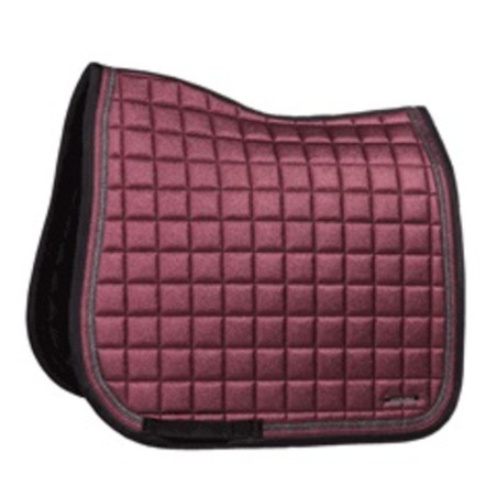 Lami-Cell - Glossy Riding Saddle Pad, Burgundy, FULL