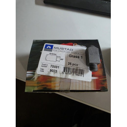 Mustad Grass Threaded Studs 1, Carbide - (3/8”-23-7.5-12) - 25 pcs.