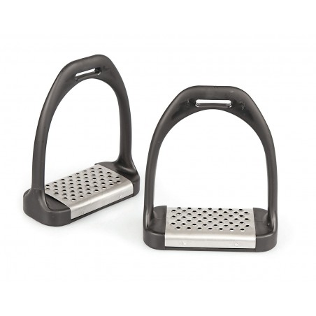 Stirrups Plastic with NON Slip Surface, 12.5 cm, 1 pair