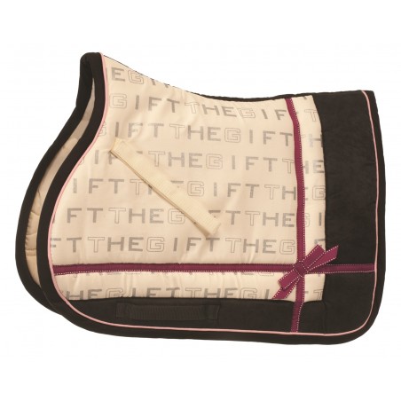 Size Full - Saddle Pad Gift Collection, Dressage Model, Ivory